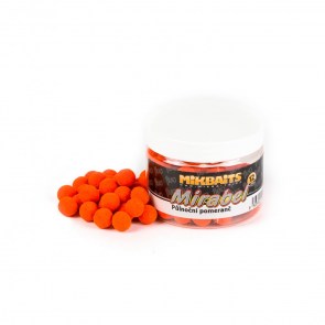 MIKBAITS Mirabel Fluo boilie 150ml Půlnoční pomeranč 12mm